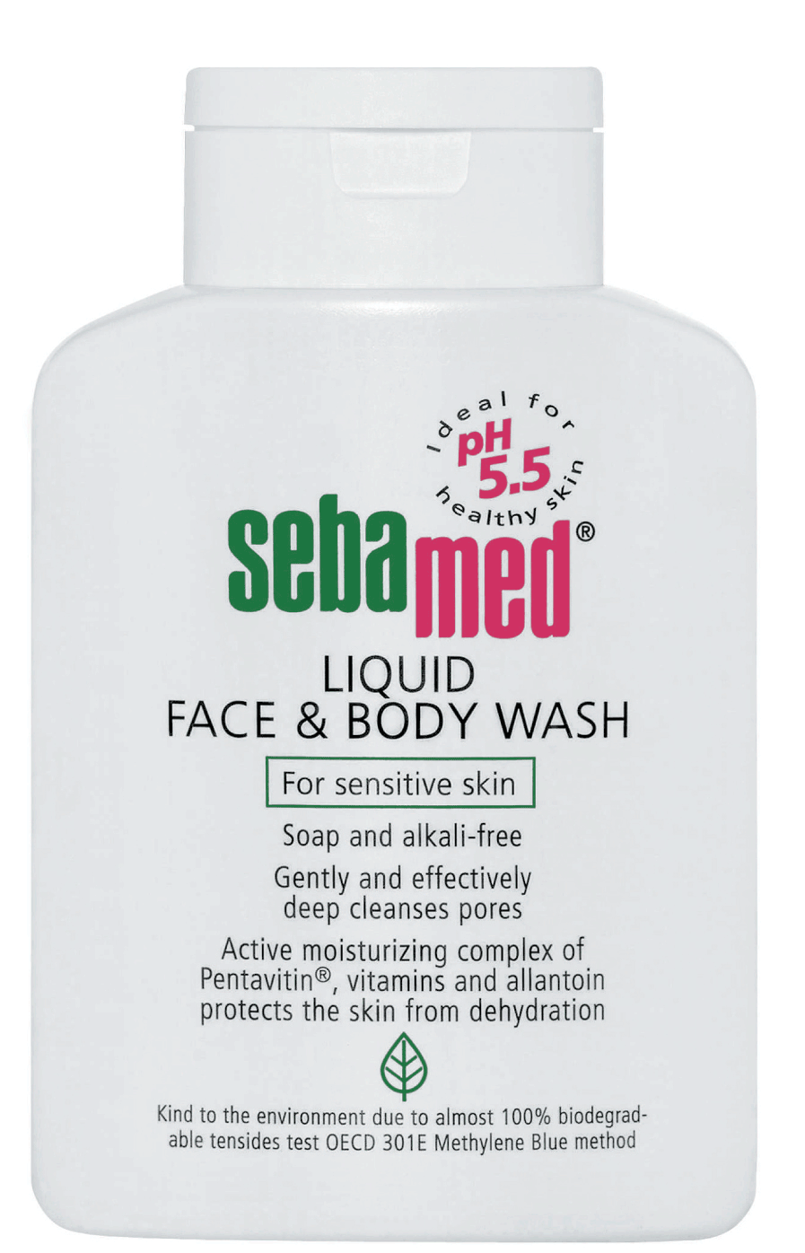 Sebamed Face and Body Wash Active Moisturising for Sensitive Skin 200ml